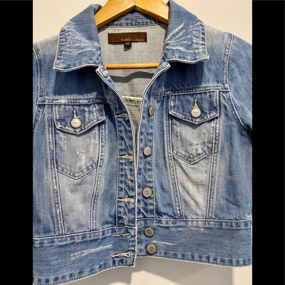 Blue jean jacket by UB Jeans crop size small - Picture 2 of 8